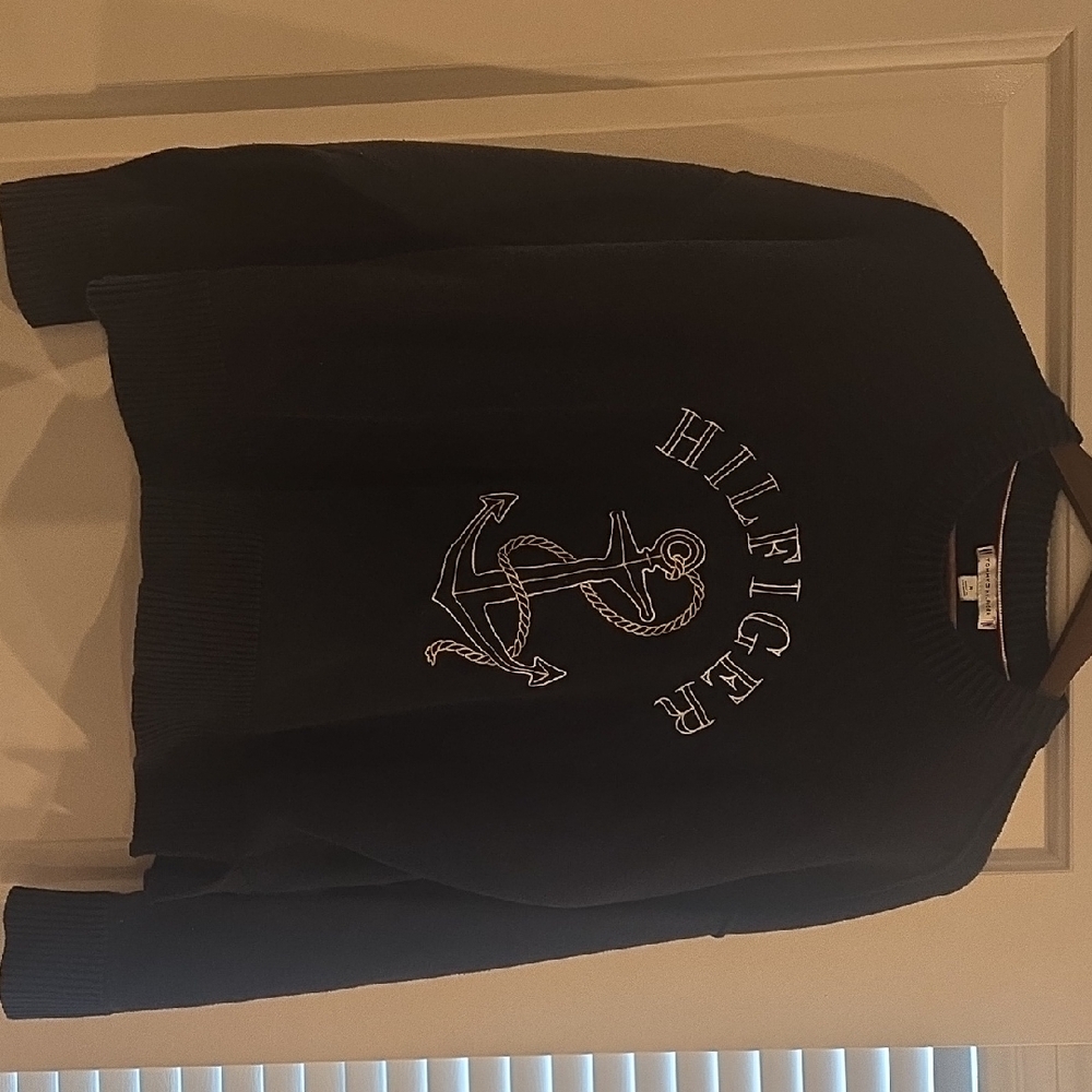 Tommy Hilfiger Navy Anchor Sweater